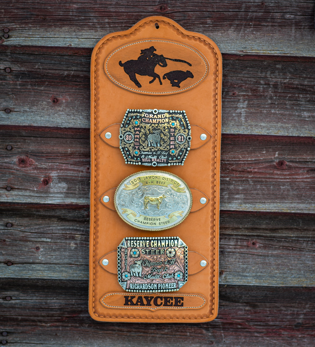 Belt Buckle Wall Display
