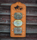 Belt Buckle Wall Display